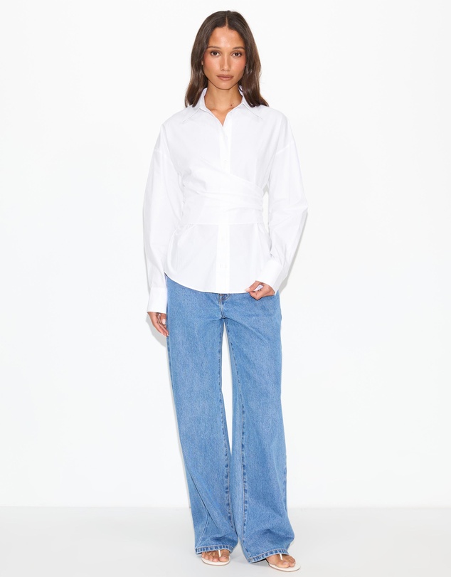 Dazie - Saffron Wrap Shirt