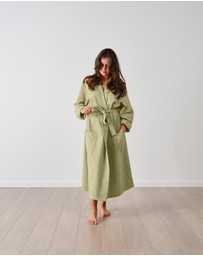 Linen House - Keaton Waffle Robe