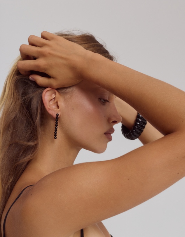 CENDRE - Primrose Earrings | Black