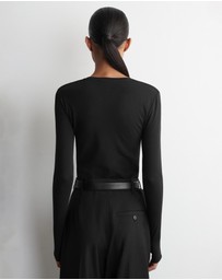 COS - Cotton Long-Sleeved Top