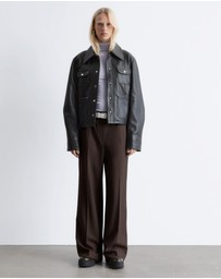 & Other Stories - Wool Press-Crease Trousers