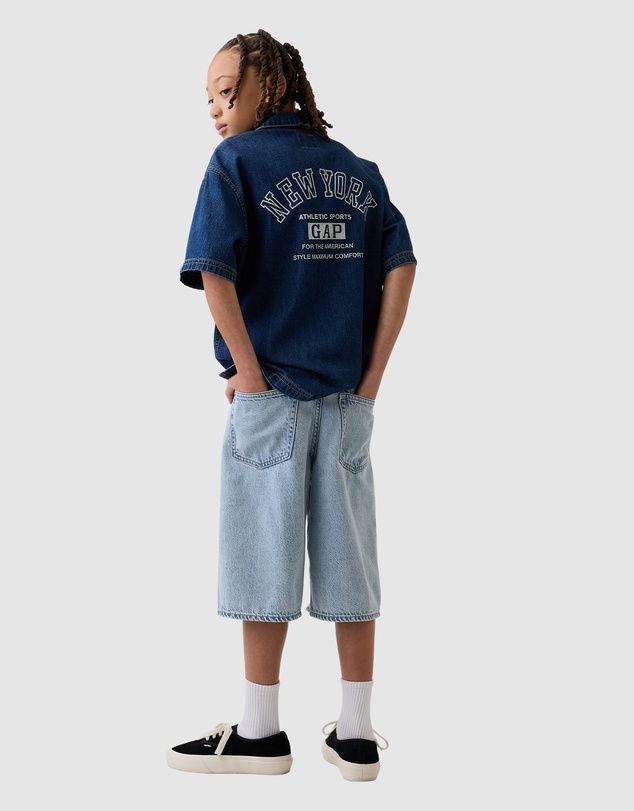 GAP - Baggy Denim Shorts - Kids-Teens