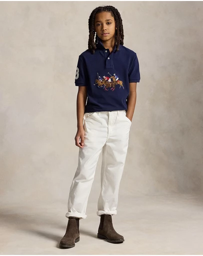 Polo Ralph Lauren - Triple-Pony Cotton Polo Shirt - Teens