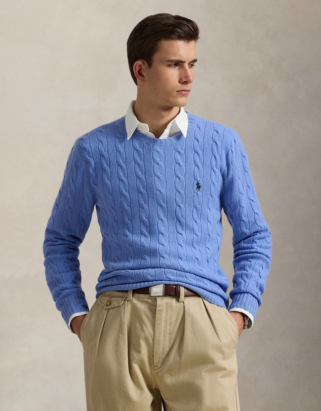 Polo Ralph Lauren - Cable-Knit Wool-Cashmere Sweater - ICONIC EXCLUSIVE