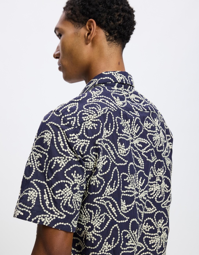 Paul Smith - Floral Embroidery SS Shirt
