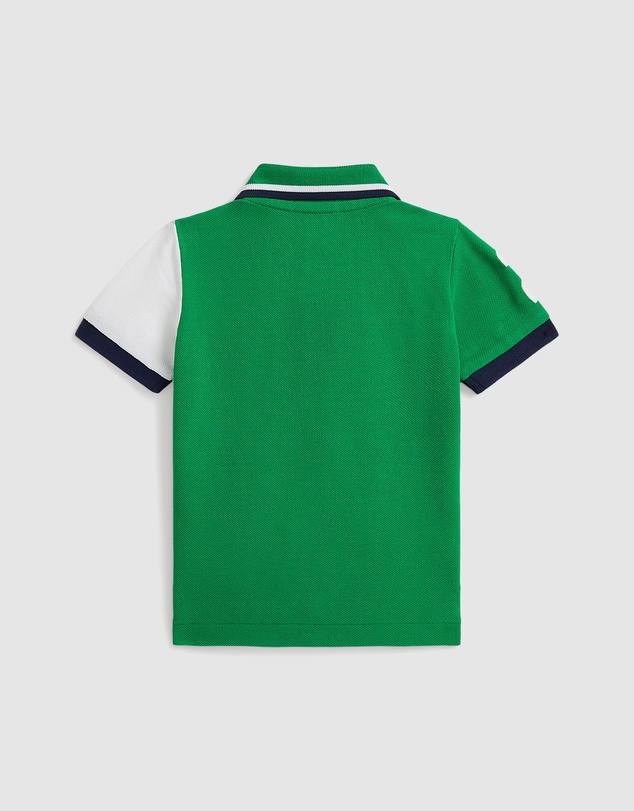 Polo Ralph Lauren - Polo Bear Cotton Mesh Polo Shirt - Babies
