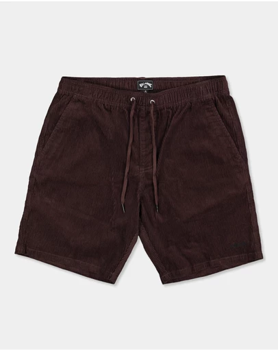Billabong - Mens Larry Cord Elastic Waist Shorts