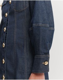 Country Road - Blouson Denim Mini Dress