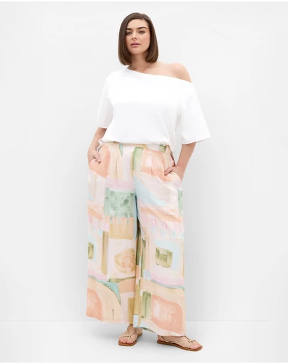 City Chic - Alexi Trance Print Pant