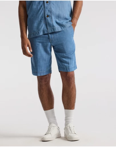 Calibre - Fluid Denim Shorts Blue