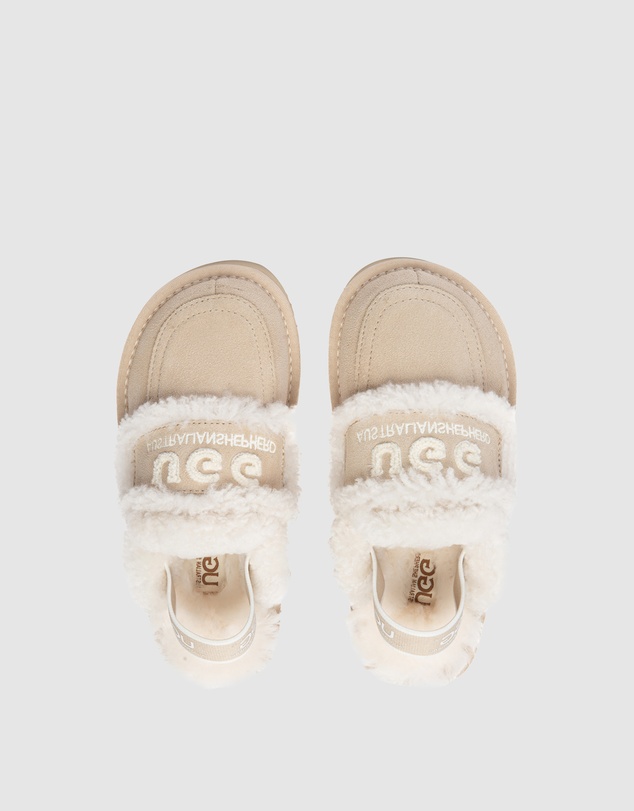 EVERAU - Australian Shepherd Ugg Rilee Kids Cow Suede Upper House Shoes