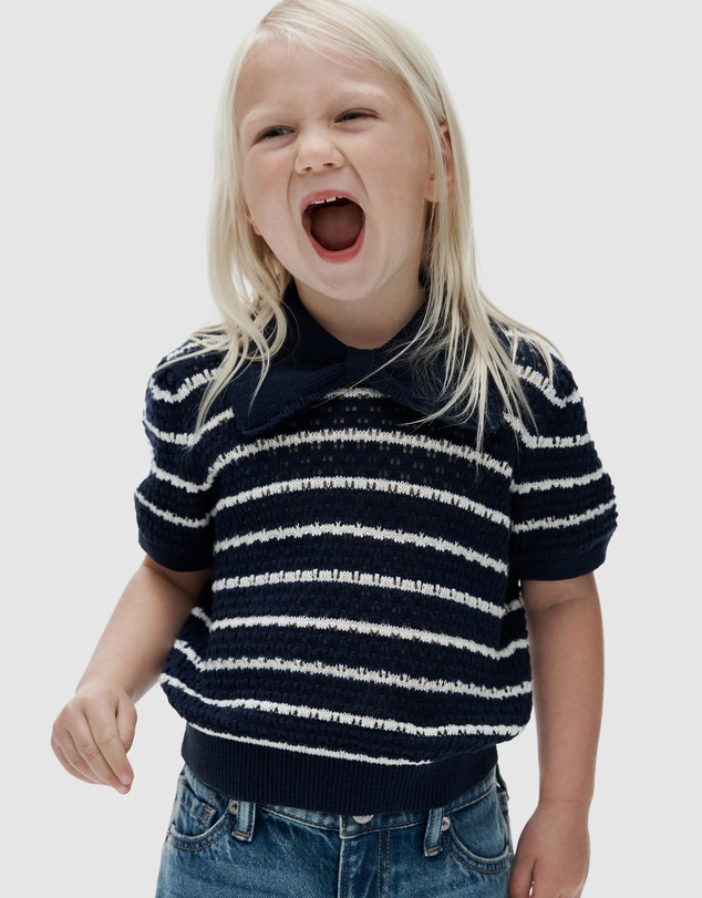 GAP - Aug SS Cotton Crew Sweater - Babies-Kids
