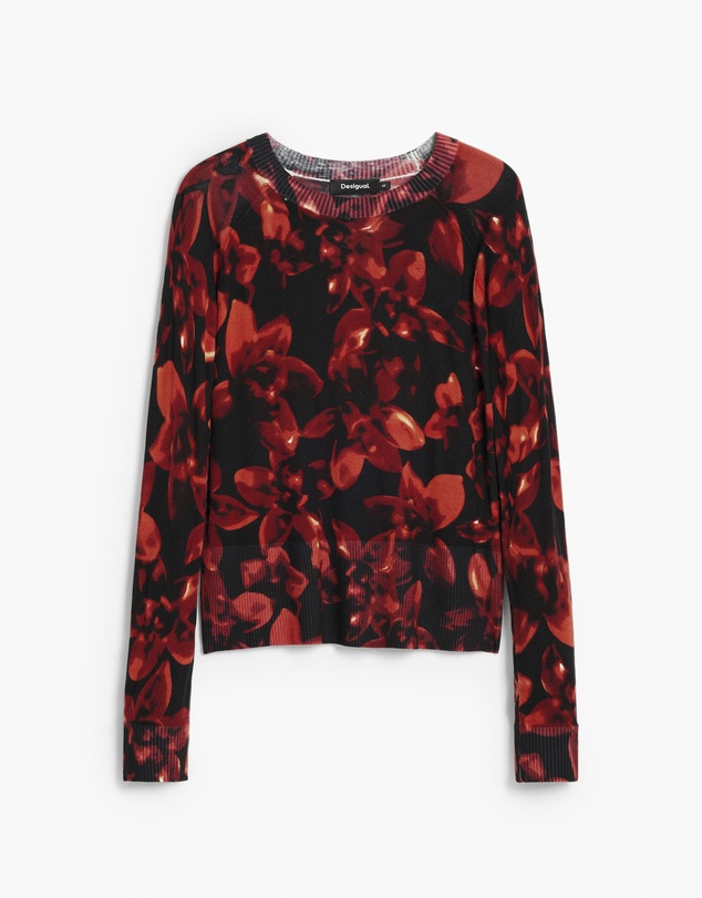 Desigual - Lightweight floral sweater