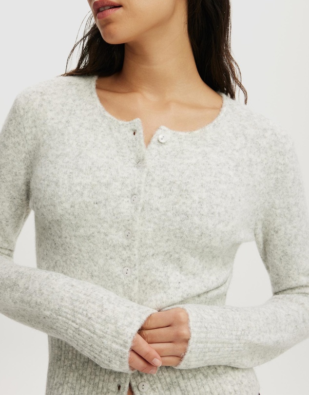 Cotton On Body - Fluffy Fitted Knit Cardigan
