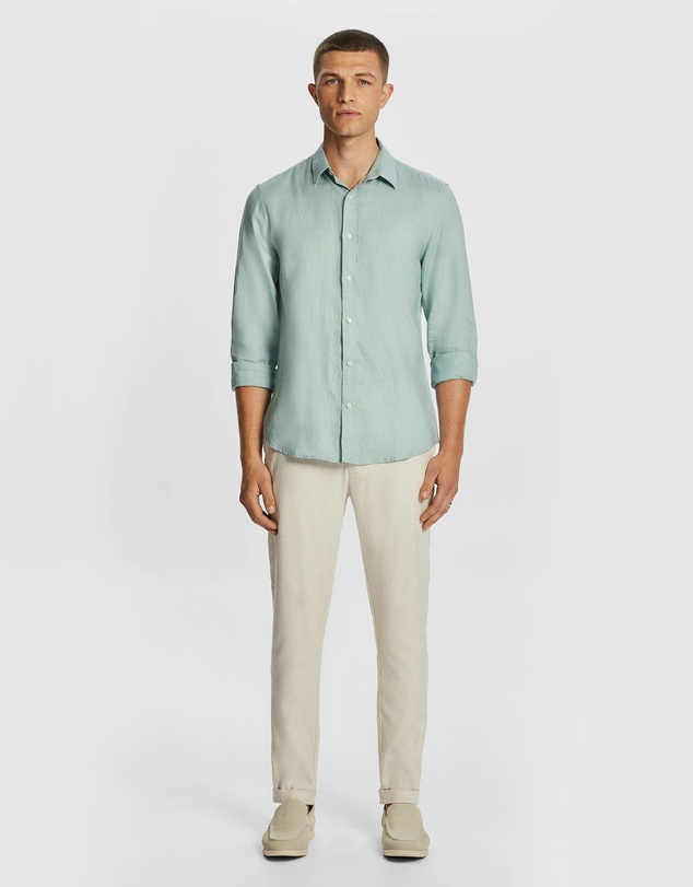 yd. - West Hampton Pure Linen Shirt