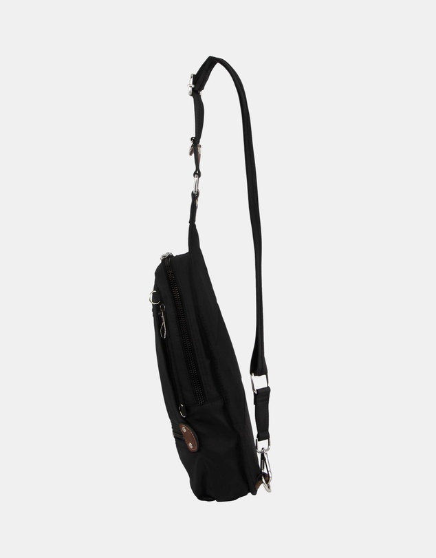 Pierre Cardin - Pierre Cardin Nylon Anti-Theft Cross Body Bag