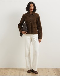 Atmos&Here - Nell Faux Suede Shacket