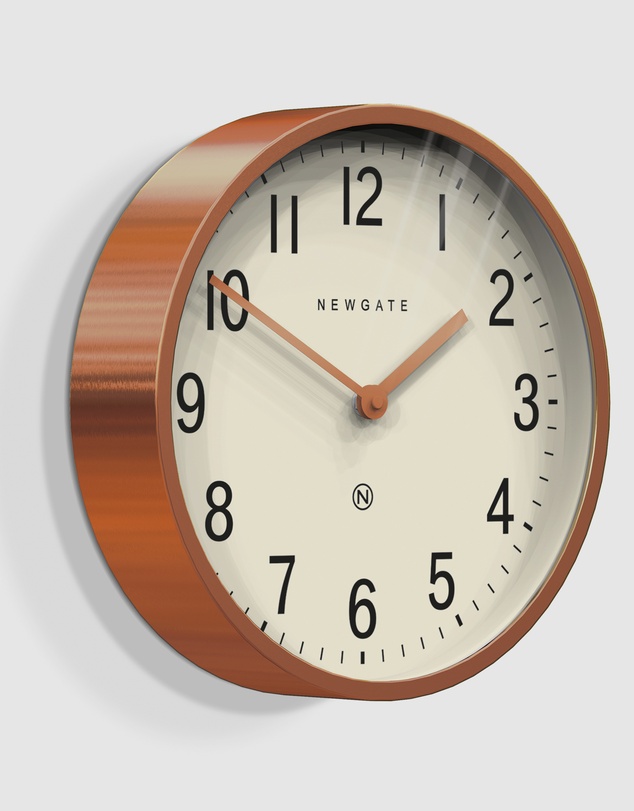 Newgate - Newgate Master Edwards Wall Clock Copper