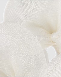 Max Alexander - Large Lilly White Flower Fascinator