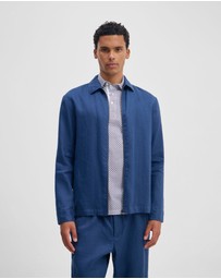 Oxford - Adem Linen Zip Bomber