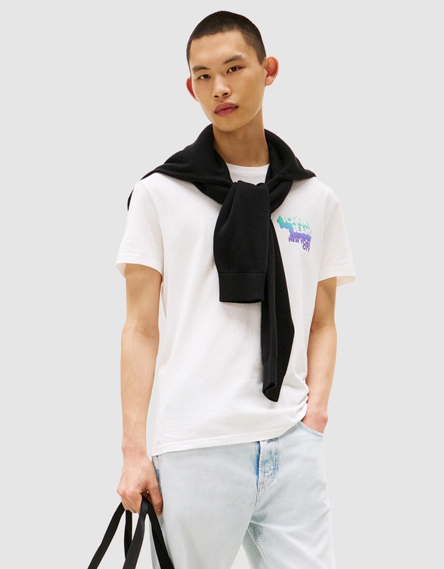 Tommy Jeans - Stack Logo Back Graphic T-Shirt - ICONIC EXCLUSIVE