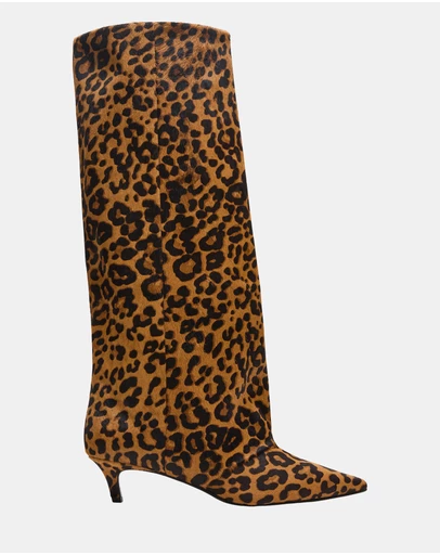Steve Madden - Luca-L Leopard Heeled Boots