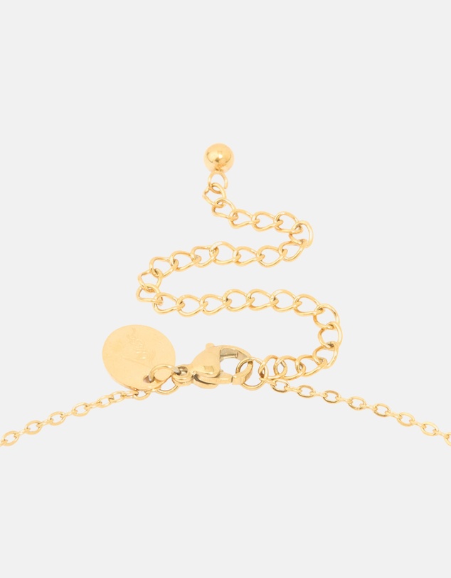 Lovisa - Waterproof Gold Plated Stainless Steel Large Bubble Letter P Necklace