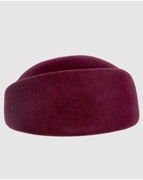 Max Alexander - Winter Burgundy Felt Designer Hat