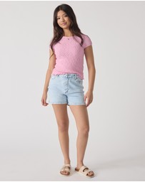 Decjuba Kids - Alessia Textured Top - Kids-Teens