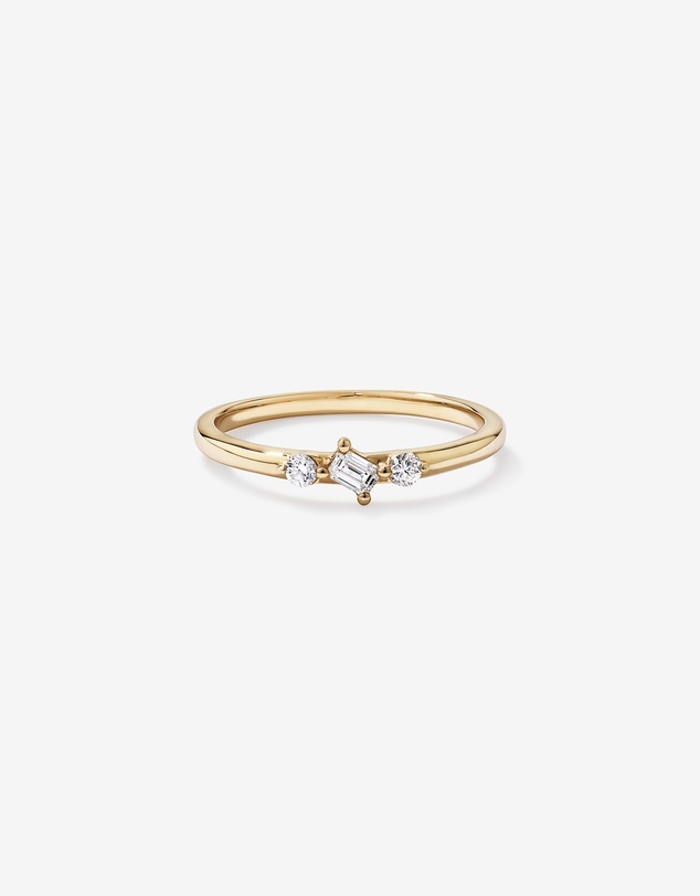 Michael Hill - 0.15TW Lab Diamond Stacker Ring in 10kt Gold