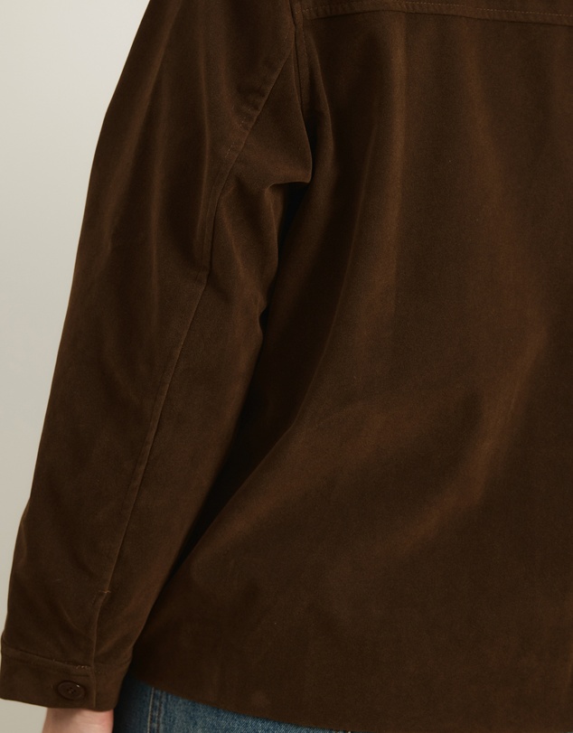 Atmos&Here Curvy - Nell Faux Suede Shacket
