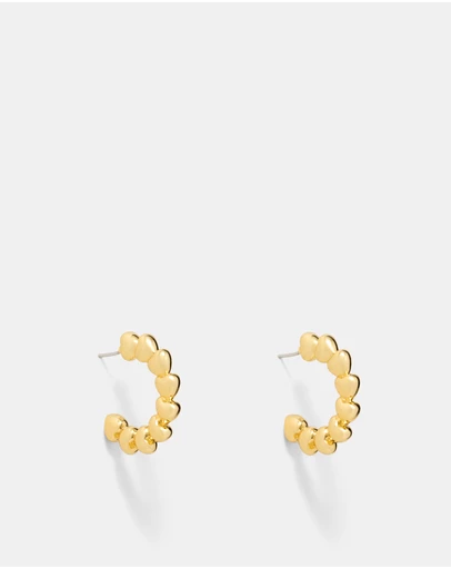 MIMCO - Fated Heart Hoop Earrings