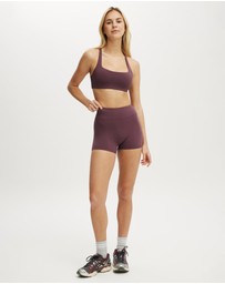 Cotton On Body Active - Ultra Soft Contrast Cross Back Crop