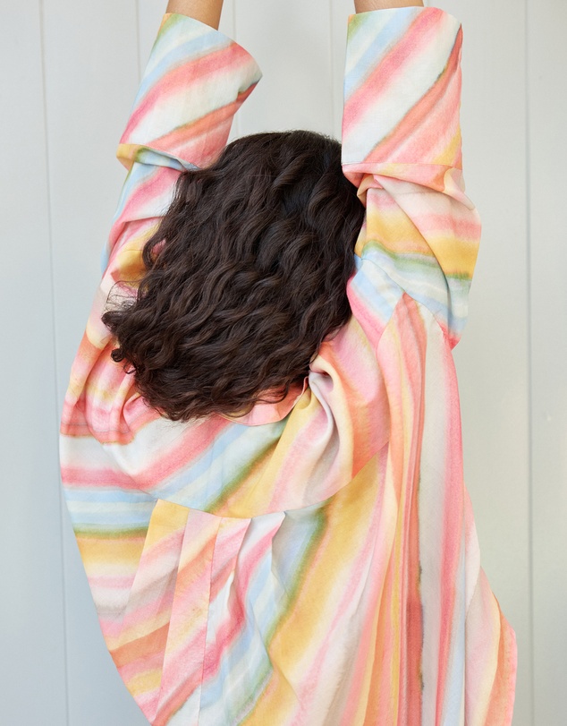 Papinelle - Sophie Stripe Long Sleeve Boxer PJ Set