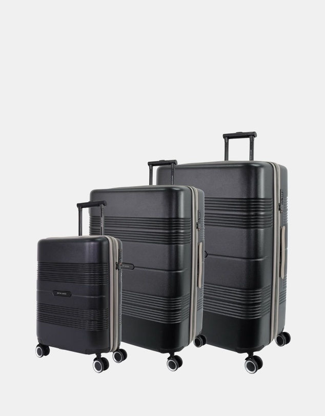 Pierre Cardin - Pierre Cardin 3-Piece Set Travel Hard Shell Suitcase