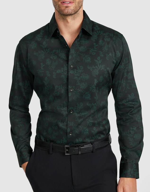Tarocash - Quartz Stretch Floral Shirt