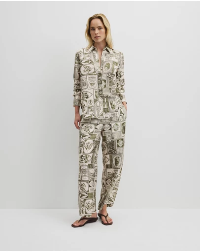 Country Road - Print Silk Pant