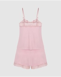 Hunkemoller - Cami Jersey Lace Nana Pyjama Set