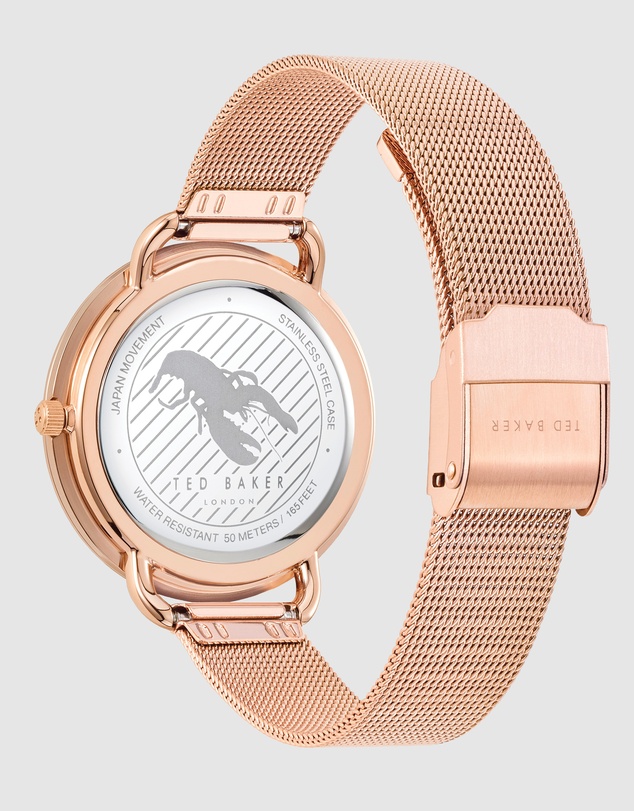 Ted Baker - Hetttie 37mm Rose Gold-Tone Mesh Bracelet Watch