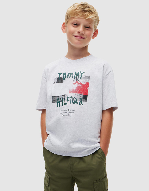Tommy Hilfiger - Graffiti Logo Jersey T-Shirt - Kids
