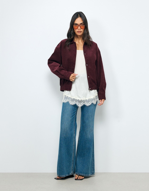 AERE - Nara Corduroy Bomber Jacket