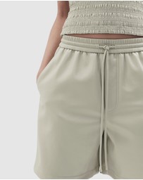 UNISON - Leather Look Short