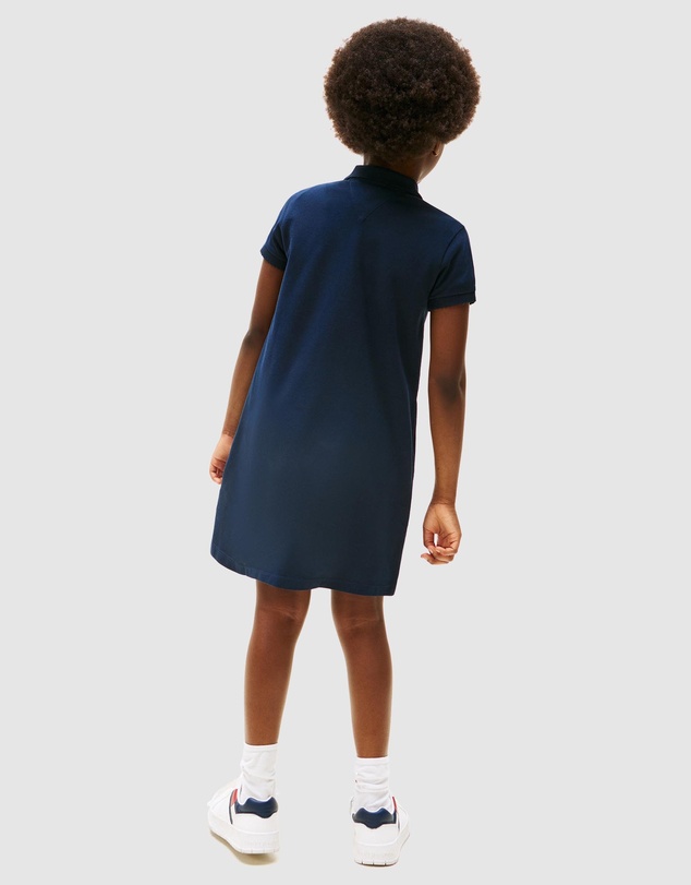 Tommy Hilfiger - Contrast Crew Neck Polo Dress - Kids
