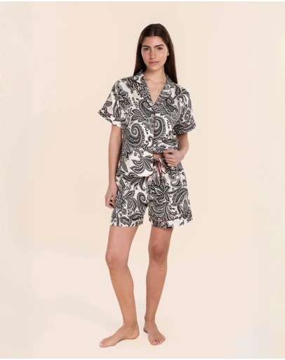 Gingerlilly - Daphne Cotton Sateen Short Set