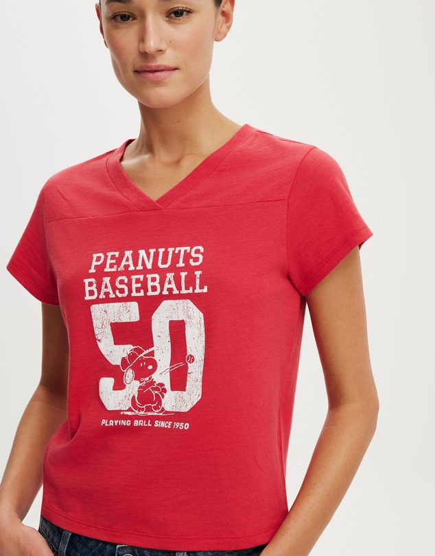 Cotton On - The Lcn V Neck Original Graphic Tee