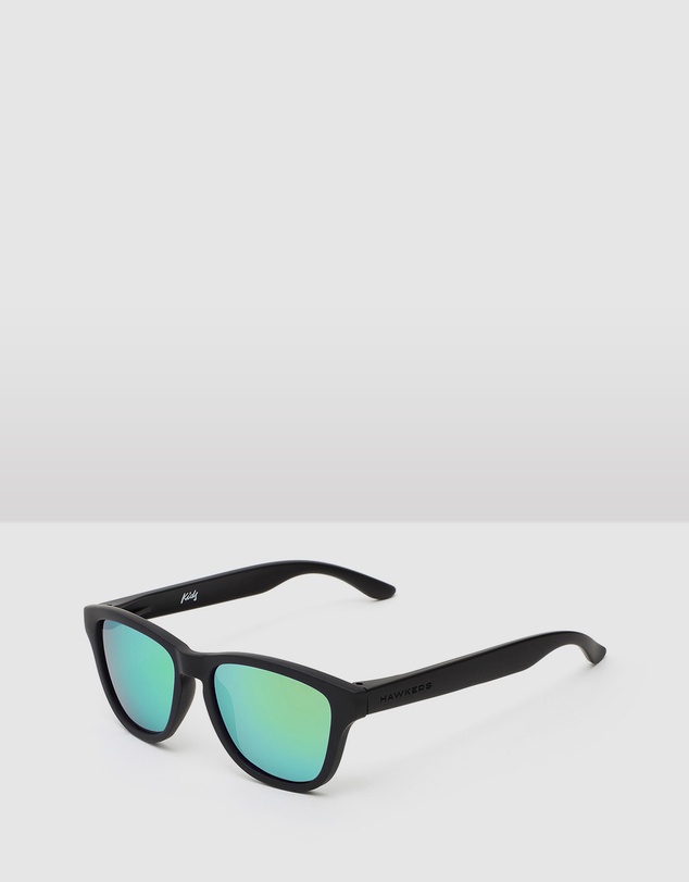 Hawkers Co - HAWKERS - Carbon Black Emerald ONE KIDS Sunglasses for Men and Women UV400