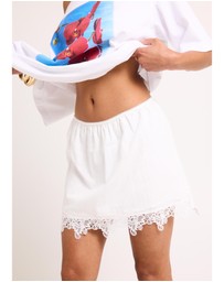 Subtitled - Adria Lace Mini Skirt