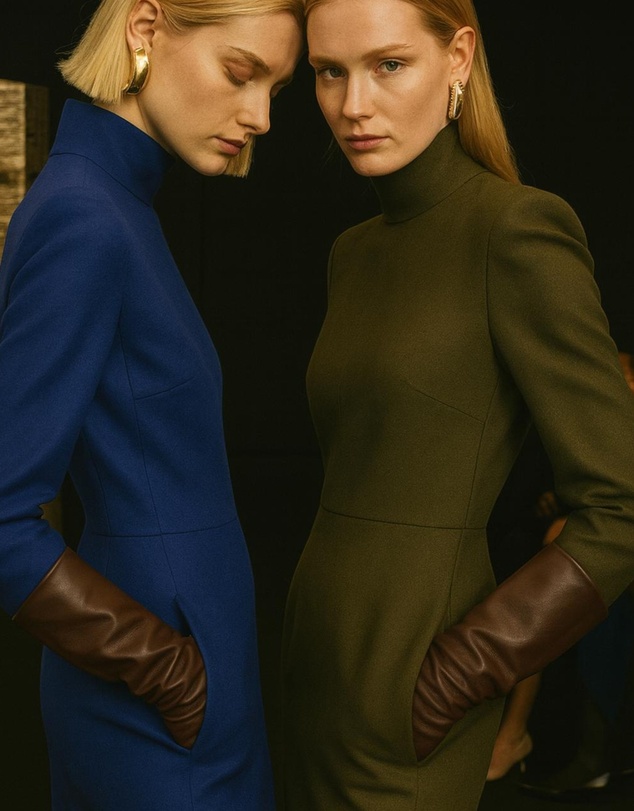 High Heel Jungle - Florence Lambskin Leather Opera Length Gloves