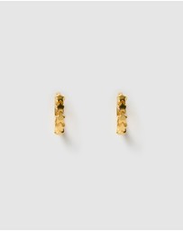 Izoa - Zara Star Huggie Earrings