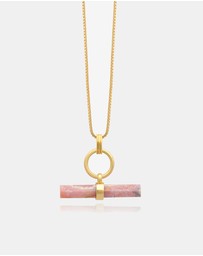 Rachel Jackson - T-Bar Rose Necklace